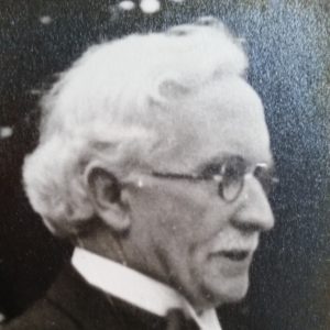 Portrait of the Reverent J. T. Rhys (side profile)